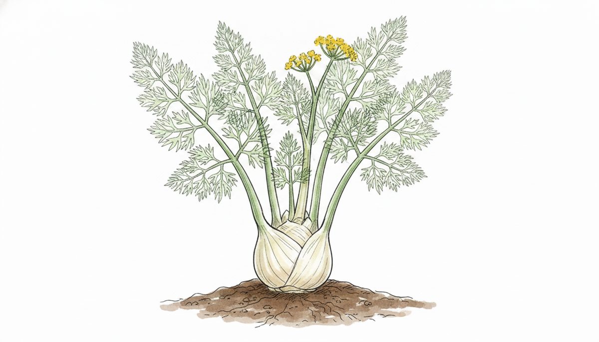 Fennel — hand-drawn botanical illustration